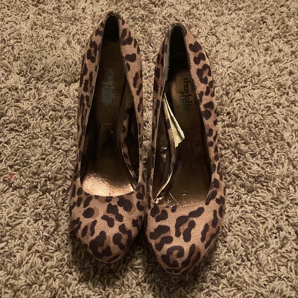 Charlotte Russe Leopard High Heels - Picture 3 of 3